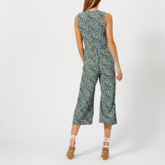 Michael Kors floral cropped jumpsuit - Picture 2 of 5